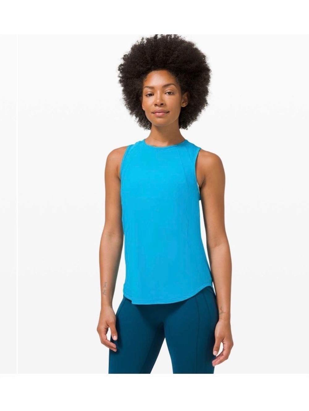 Lululemon Women's Turquoise Tide Sculpt Tank Size 4